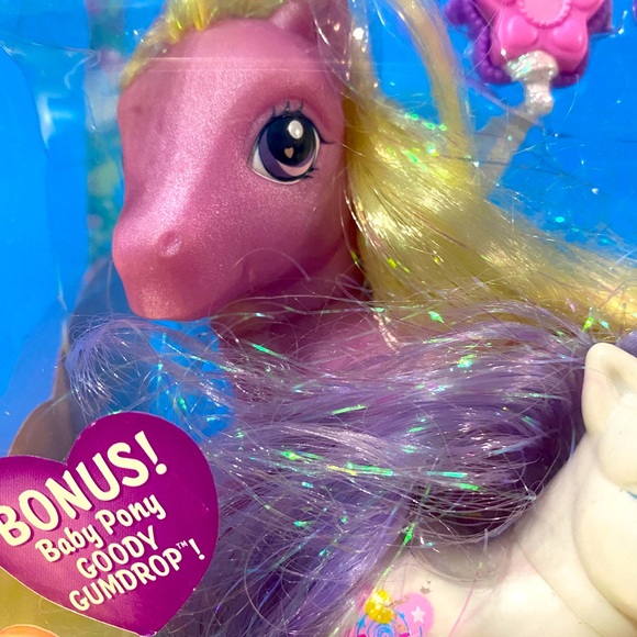 MY LITTLE PONY G3 VTG 2003 WIND SONG & BABY GOODY GUMDROP WITH SUPER LONG HAIR - Picture 4 of 11